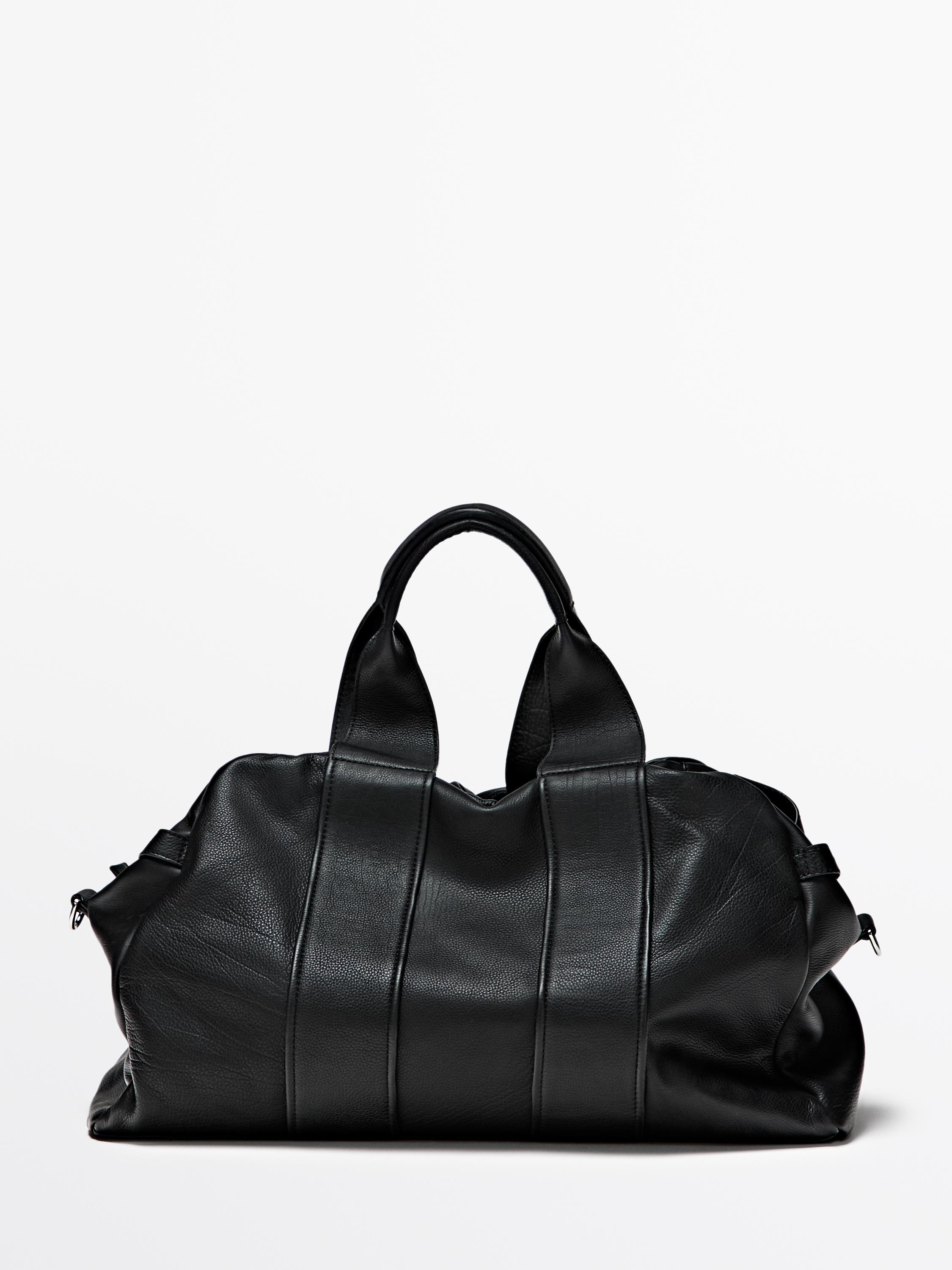 Sac de voyage en cuir nappa